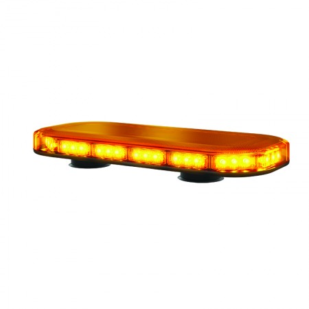 Mini R65 LED Lightbar - Magnetic Mount - Amber Lens
